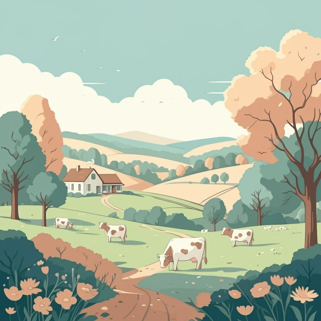 Farm illustration